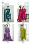 Orion By Karissa Heavy Viscose Roman Kurti With Bottom Dupatta